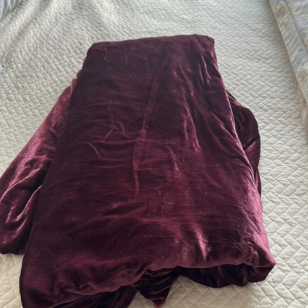 King size West Elm duvet cover